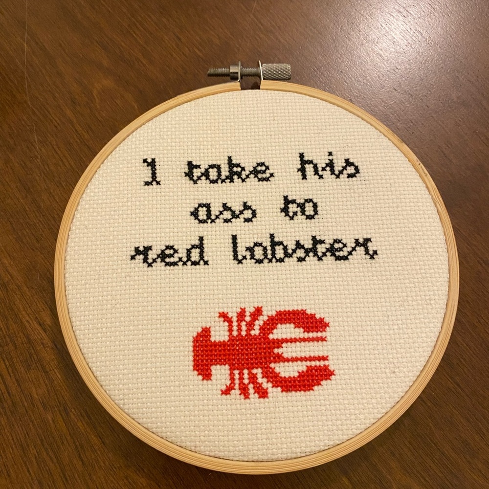 BEYONCÉ LYRIC CROSSSTITCH